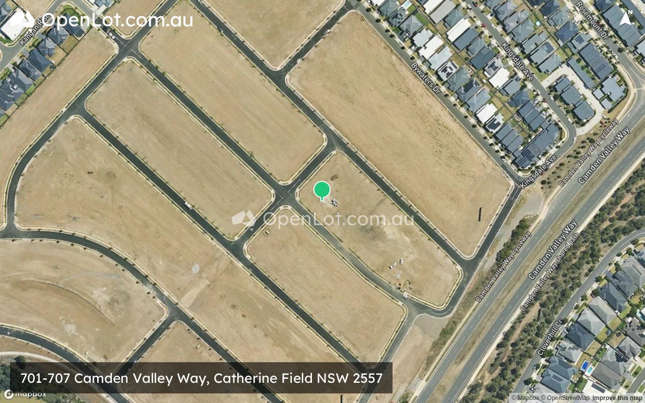 Satellite image for 701-707 Camden Valley Way, Catherine Field NSW 2557