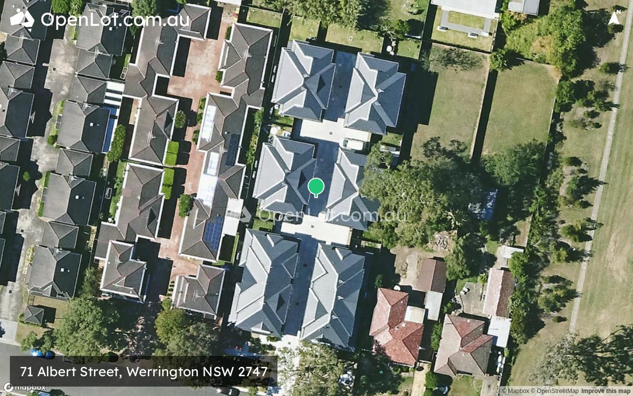 Satellite image for 71 Albert Street, Werrington NSW 2747