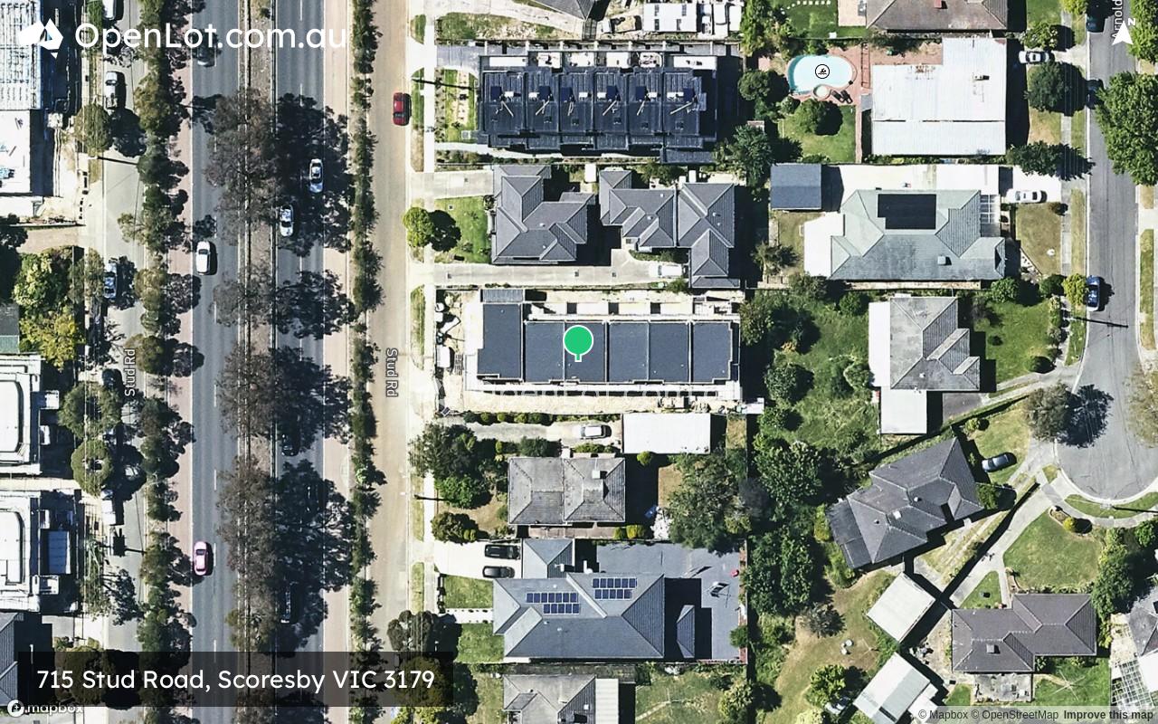 Satellite image for 715 Stud Road, Scoresby VIC 3179