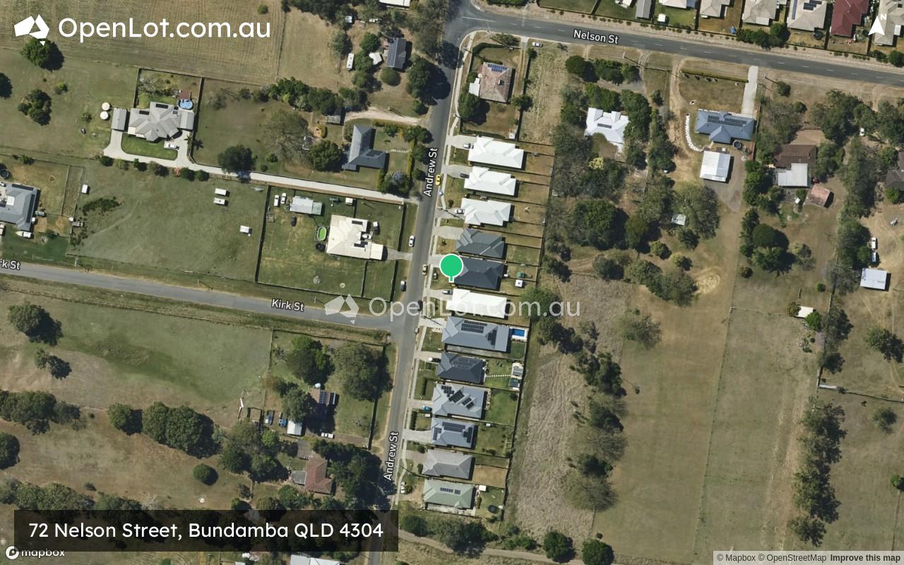 Satellite image for 72 Nelson Street, Bundamba QLD 4304