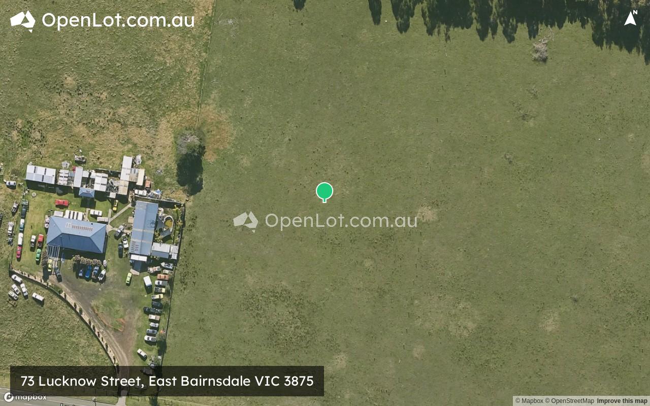 Satellite image for 73 Lucknow Street, East Bairnsdale VIC 3875