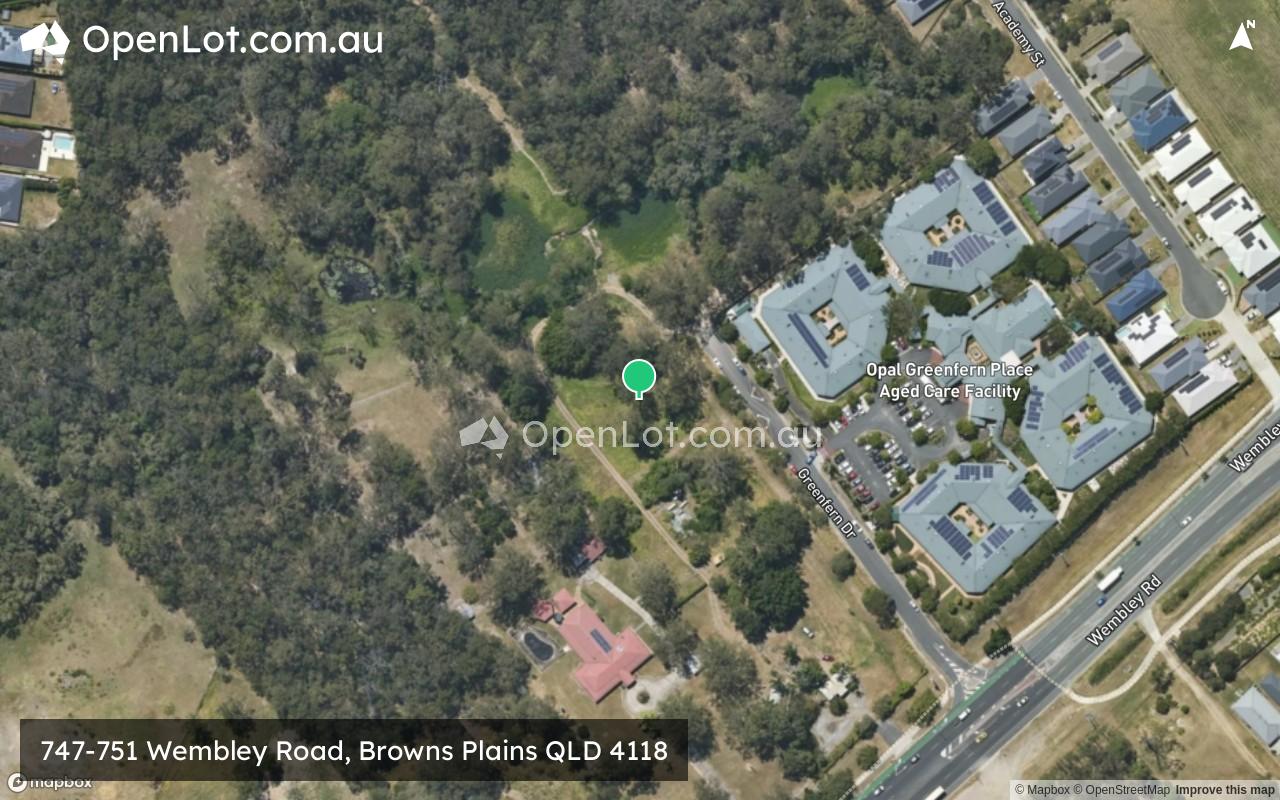 Satellite image for 747-751 Wembley Road, Browns Plains QLD 4118