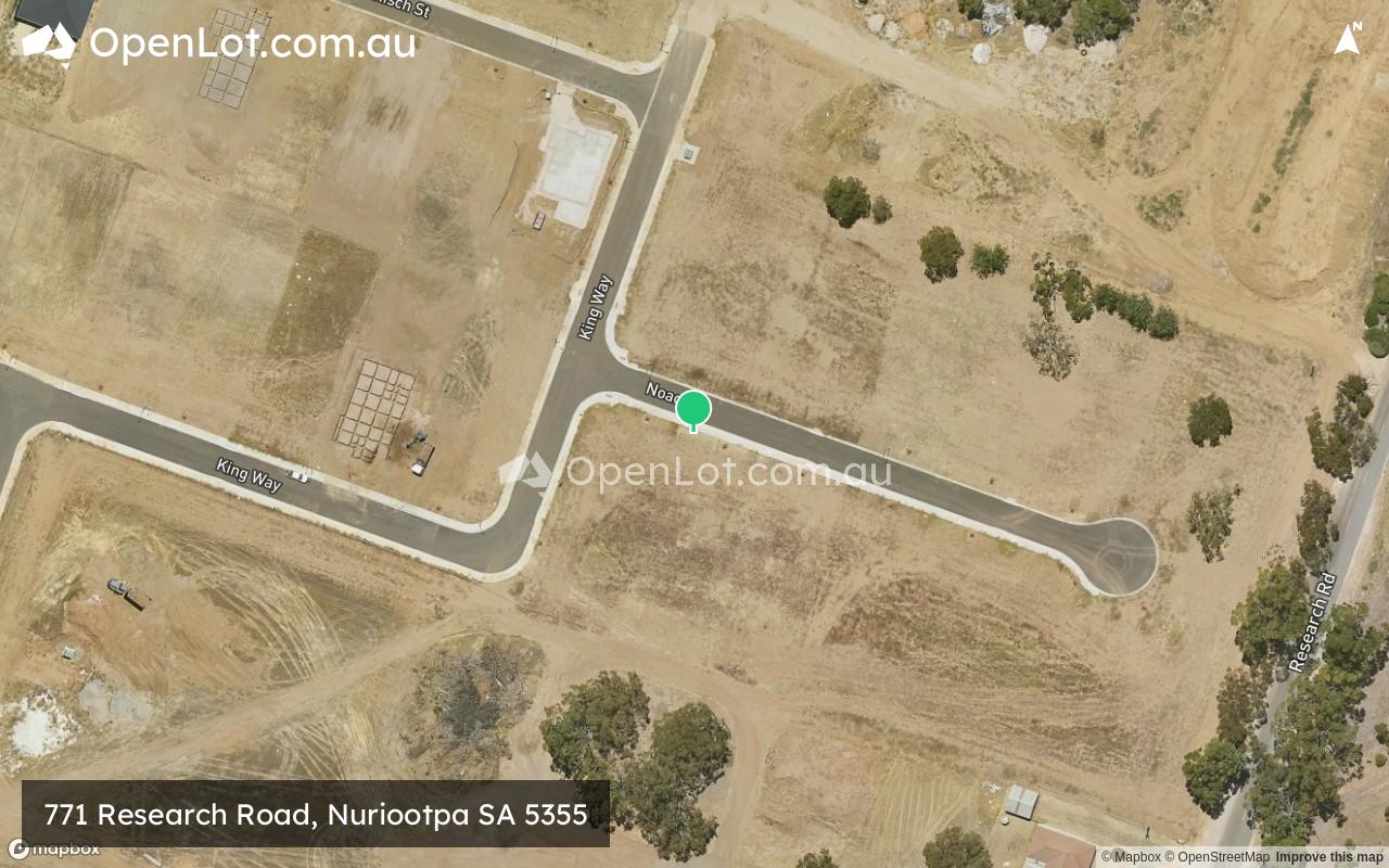 Satellite image for 771 Research Road, Nuriootpa SA 5355