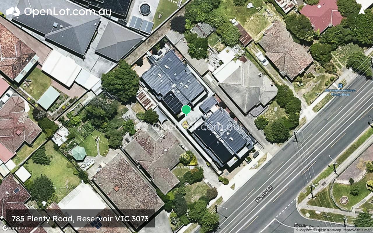 Satellite image for 785 Plenty Road, Reservoir VIC 3073