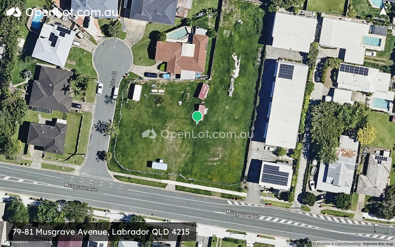 Satellite image for 79-81 Musgrave Avenue, Labrador QLD 4215