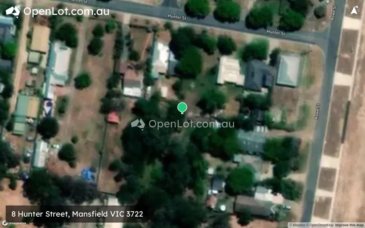 Satellite image for 8 Hunter Street, Mansfield VIC 3722