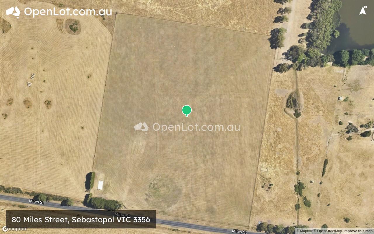 Satellite image for 80 Miles Street, Sebastopol VIC 3356
