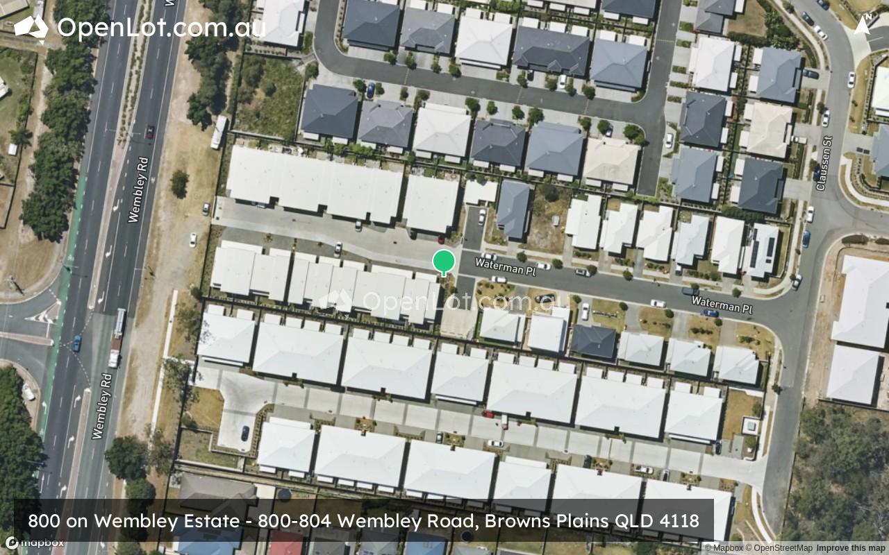 Satellite image for 800 on Wembley Estate - 800-804 Wembley Road, Browns Plains QLD 4118