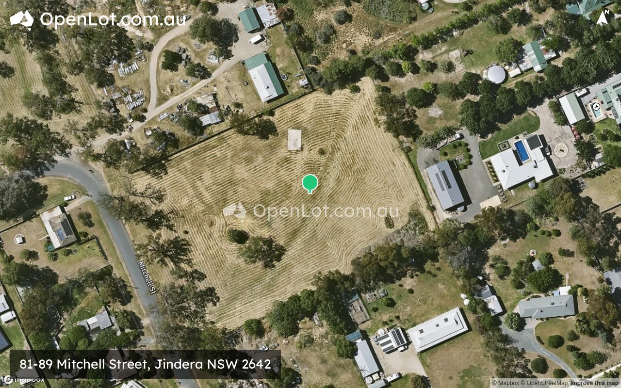 Satellite image for 81-89 Mitchell Street, Jindera NSW 2642