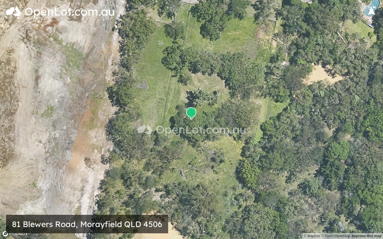 Satellite image for 81 Blewers Road, Morayfield QLD 4506
