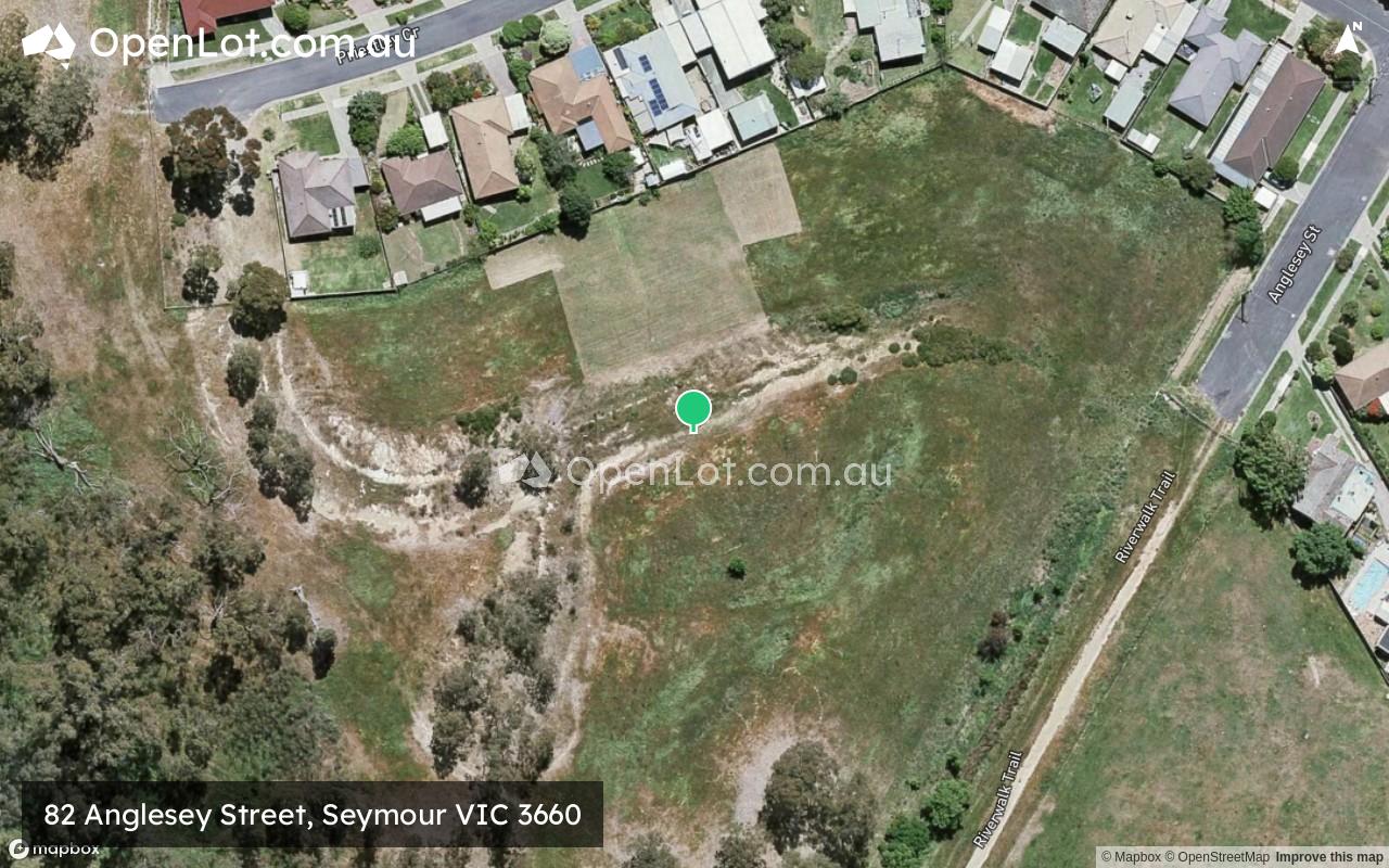 Satellite image for 82 Anglesey Street, Seymour VIC 3660
