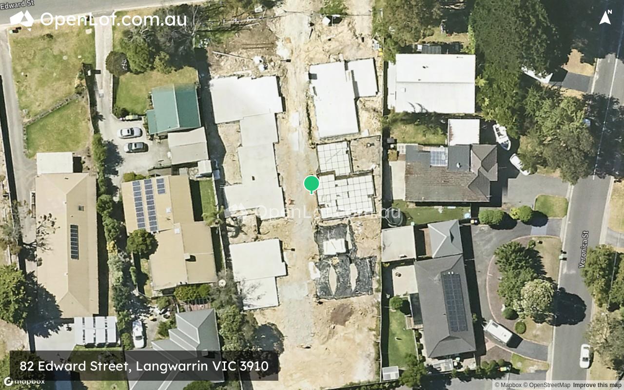Satellite image for 82 Edward Street, Langwarrin VIC 3910