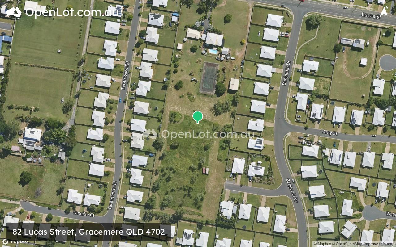 Satellite image for 82 Lucas Street, Gracemere QLD 4702