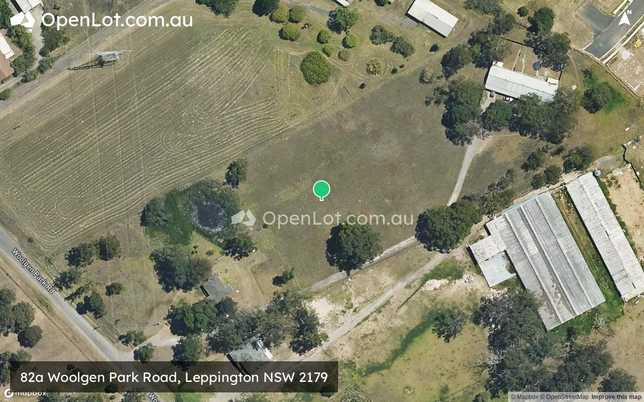 Satellite image for 82a Woolgen Park Road, Leppington NSW 2179