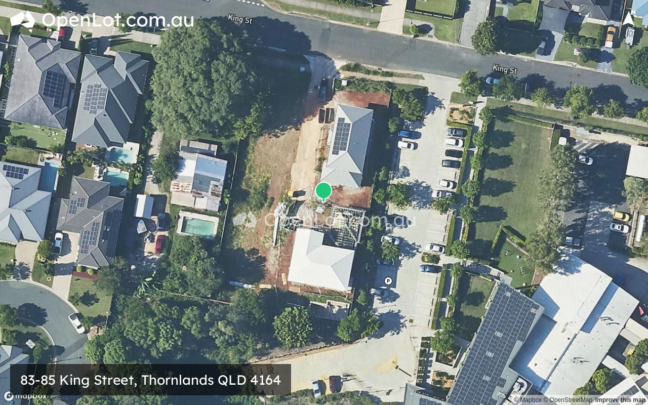 Satellite image for 83-85 King Street, Thornlands QLD 4164