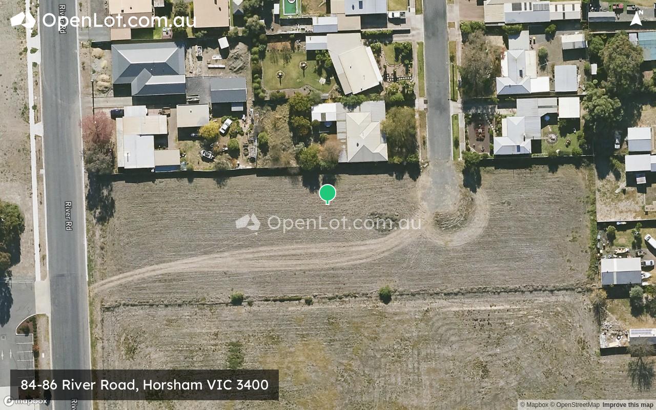 Satellite image for 84-86 River Road, Horsham VIC 3400