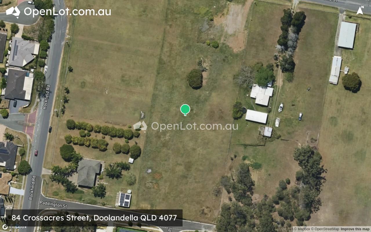 Satellite image for 84 Crossacres Street, Doolandella QLD 4077