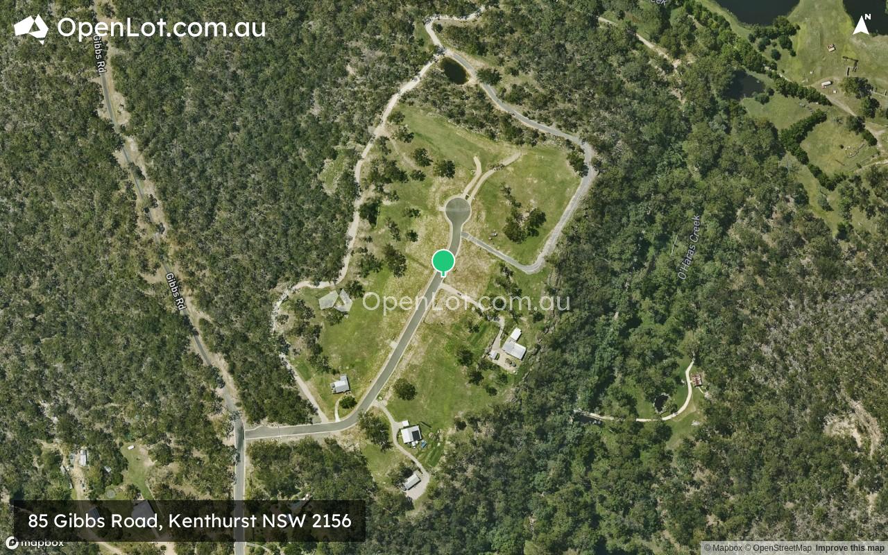 Satellite image for 85 Gibbs Road, Kenthurst NSW 2156