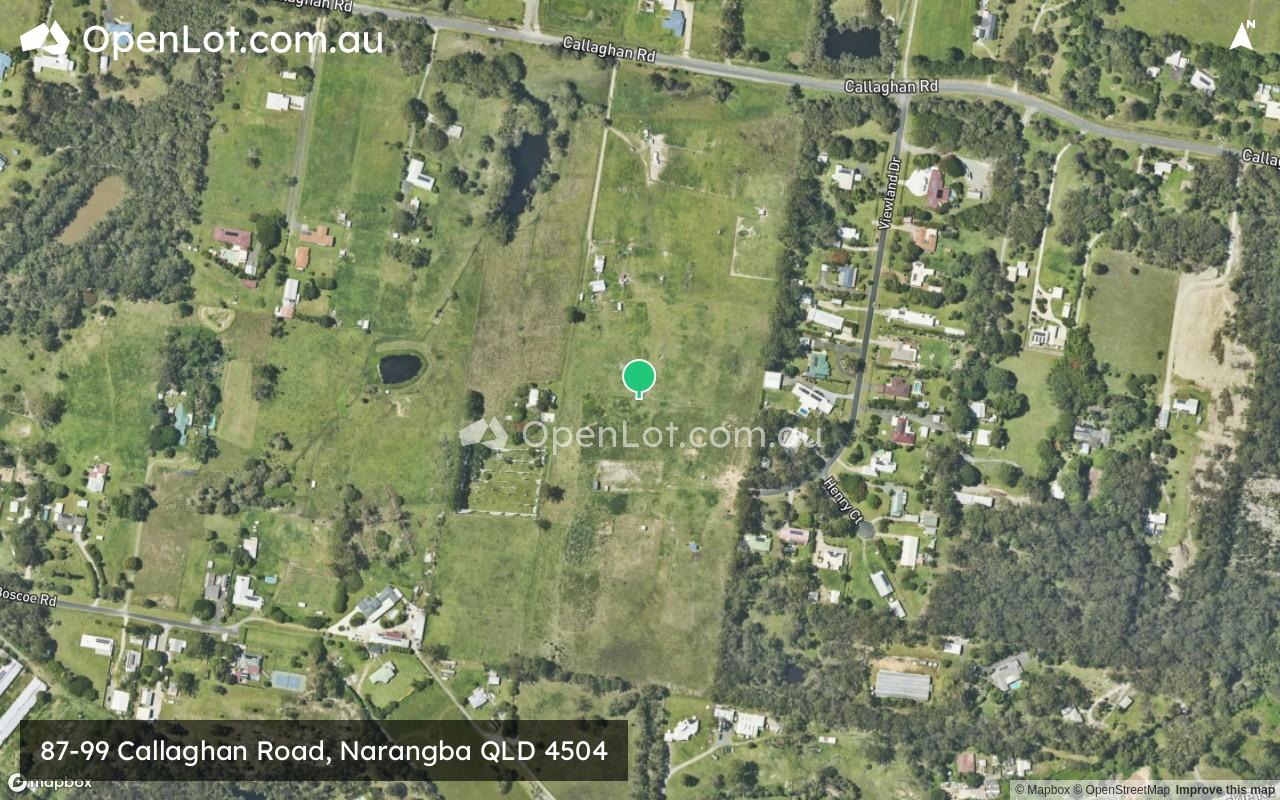 Satellite image for 87-99 Callaghan Road, Narangba QLD 4504