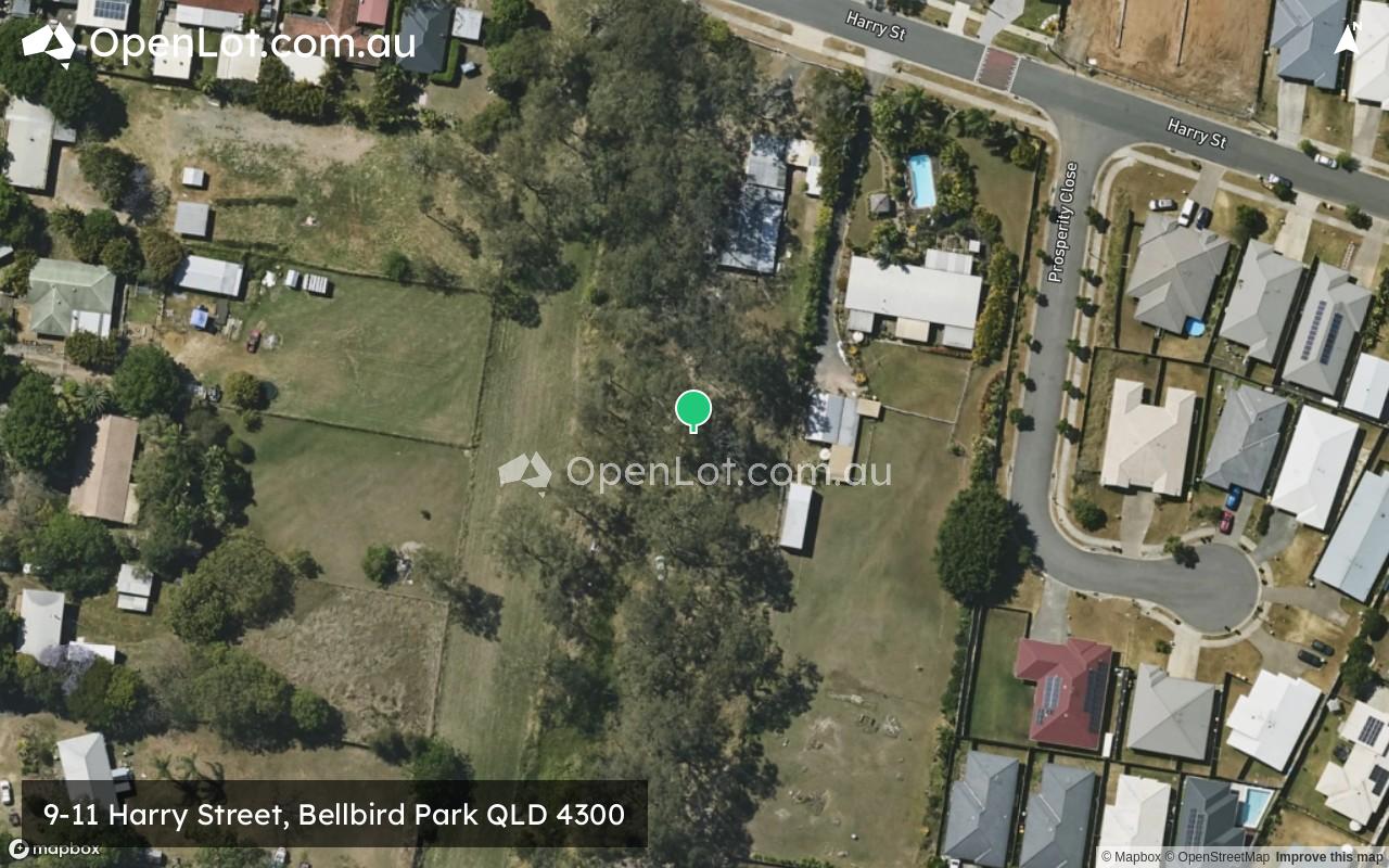 Satellite image for 9-11 Harry Street, Bellbird Park QLD 4300