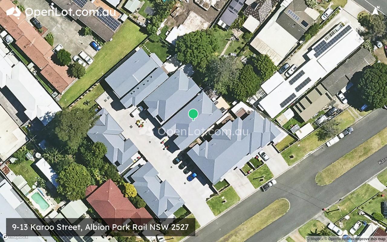Satellite image for 9-13 Karoo Street, Albion Park Rail NSW 2527
