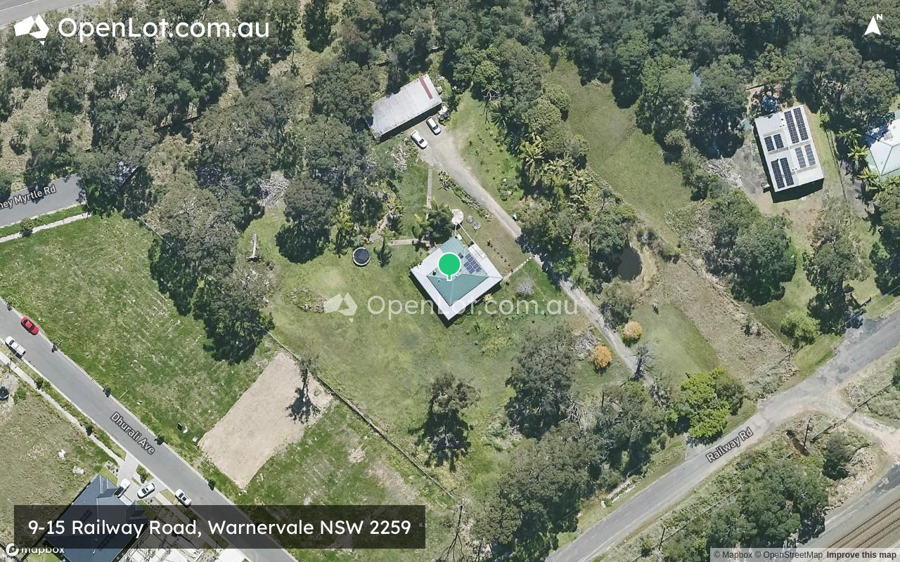 Satellite image for 9-15 Railway Road, Warnervale NSW 2259
