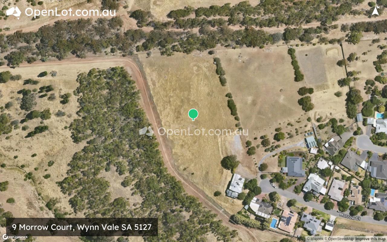 Satellite image for 9 Morrow Court, Wynn Vale SA 5127