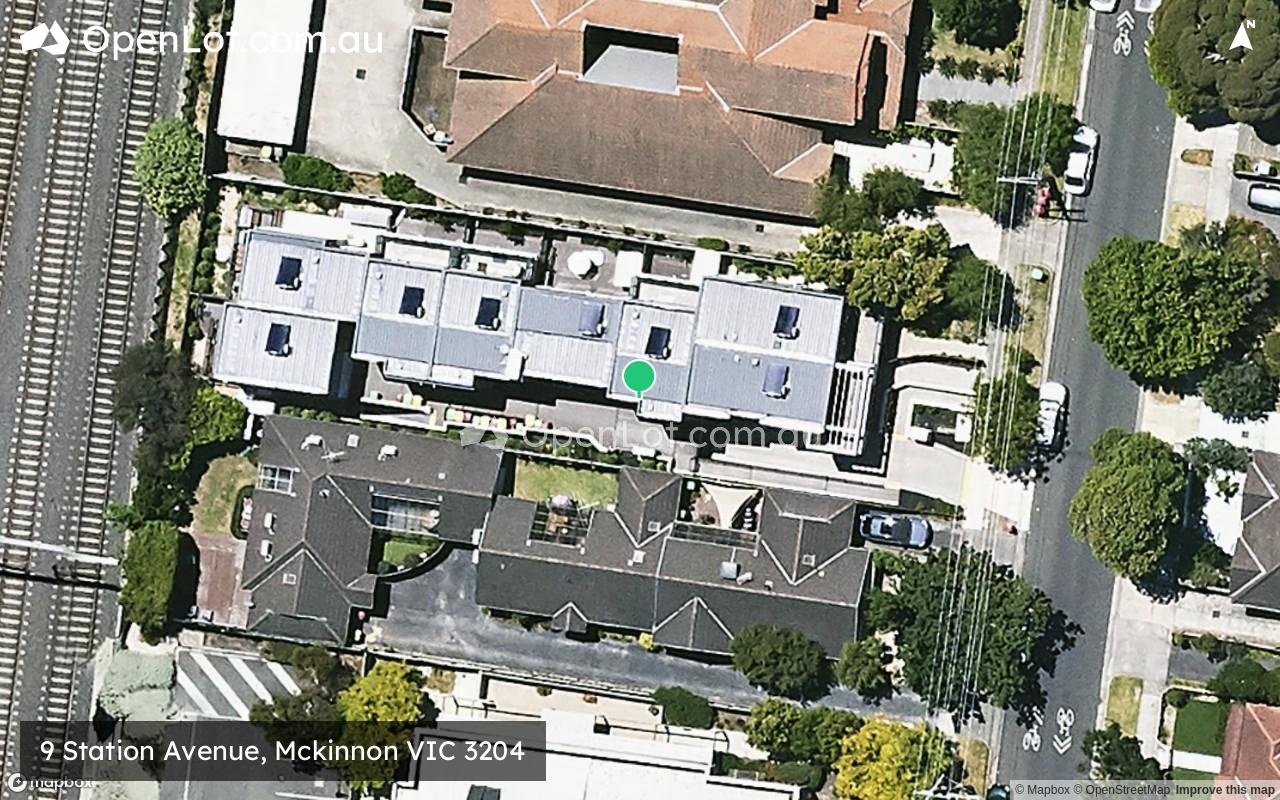 Satellite image for 9 Station Avenue, Mckinnon VIC 3204