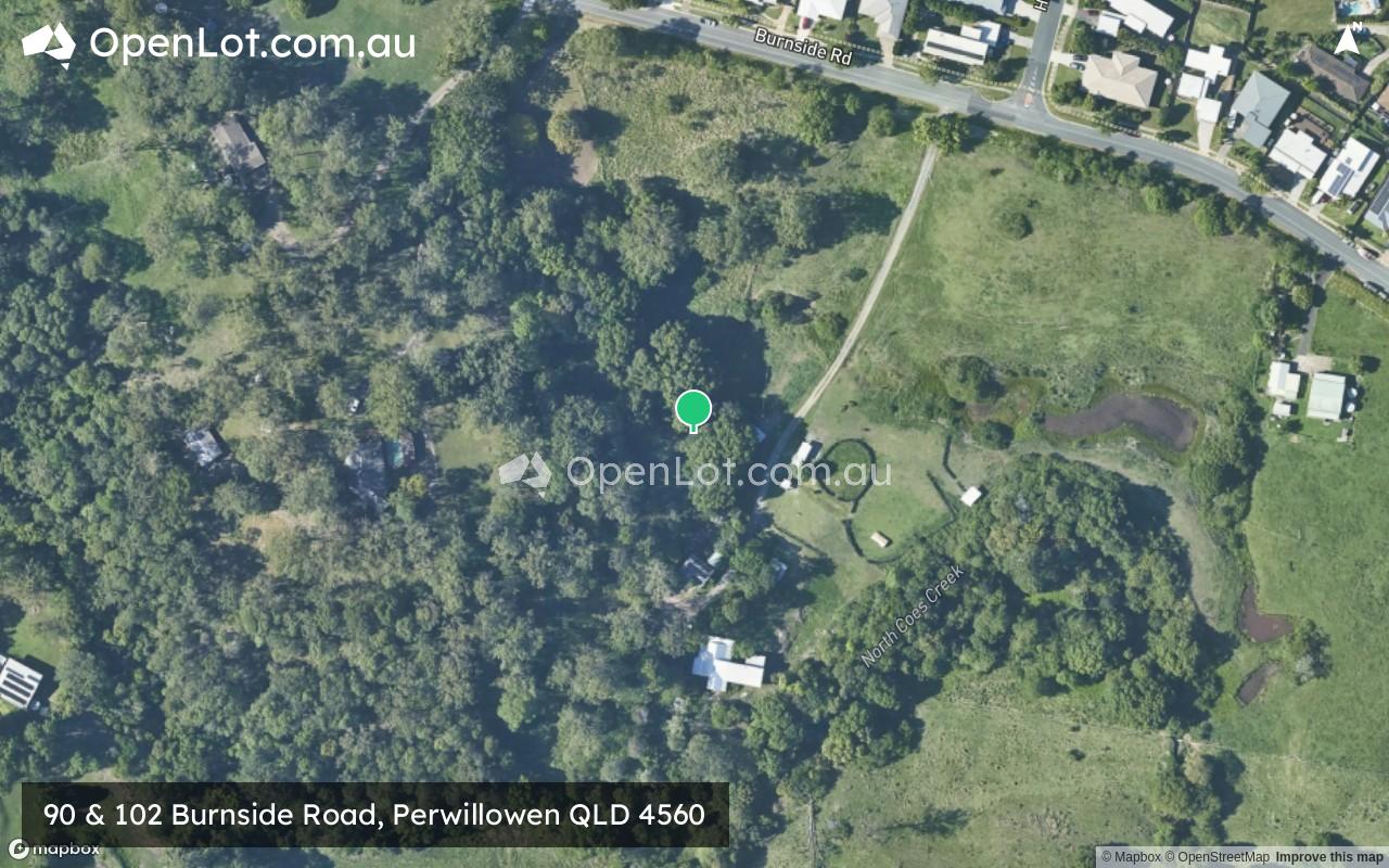Satellite image for 90 & 102 Burnside Road, Perwillowen QLD 4560