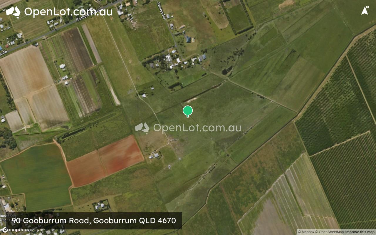 Satellite image for 90 Gooburrum Road, Gooburrum QLD 4670