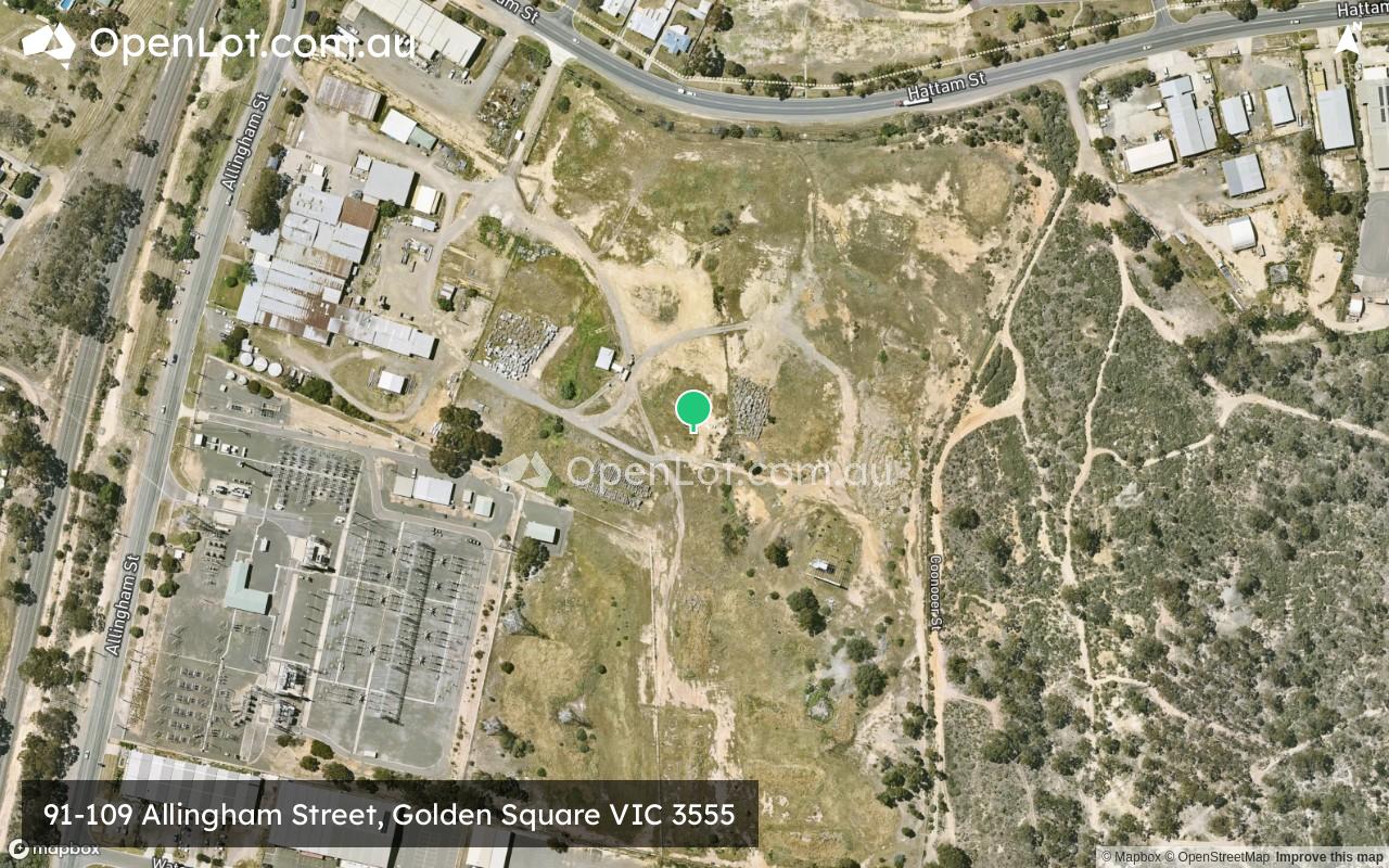Satellite image for 91-109 Allingham Street, Golden Square VIC 3555