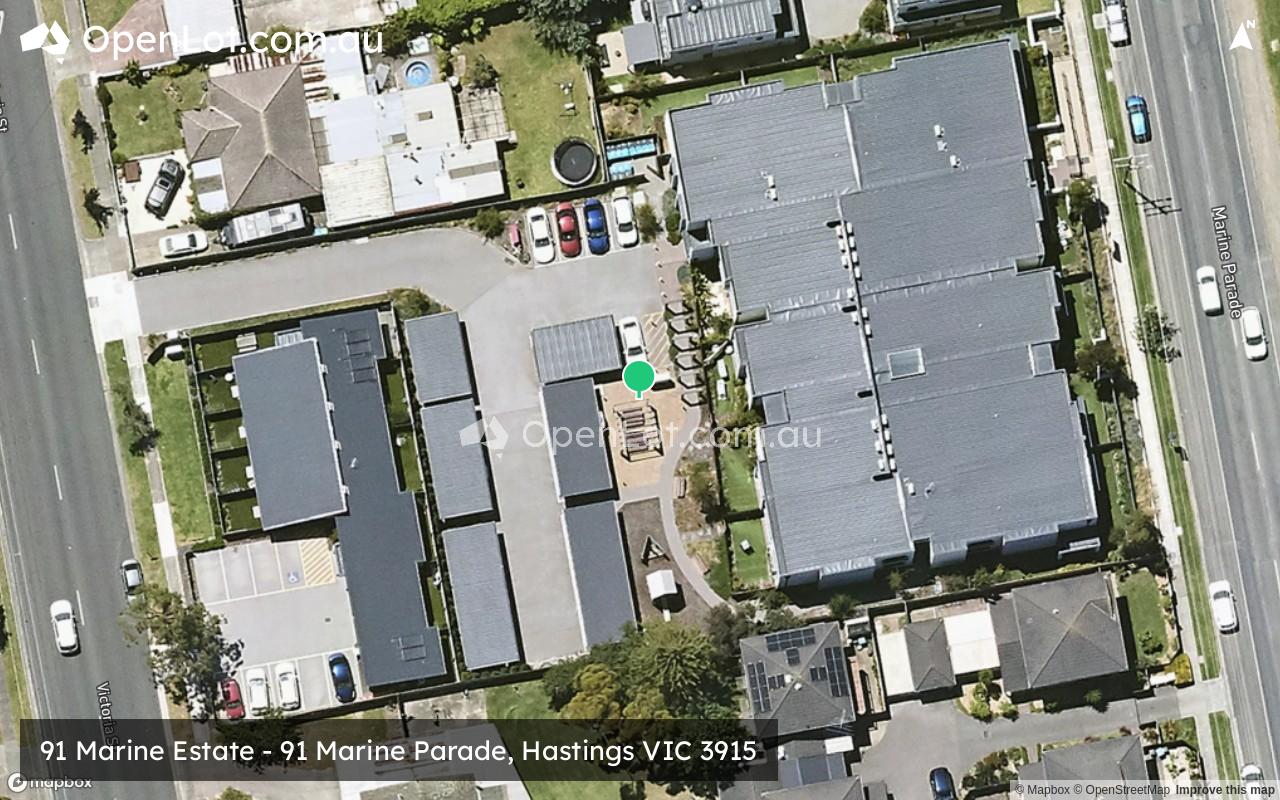 Satellite image for 91 Marine Estate - 91 Marine Parade, Hastings VIC 3915