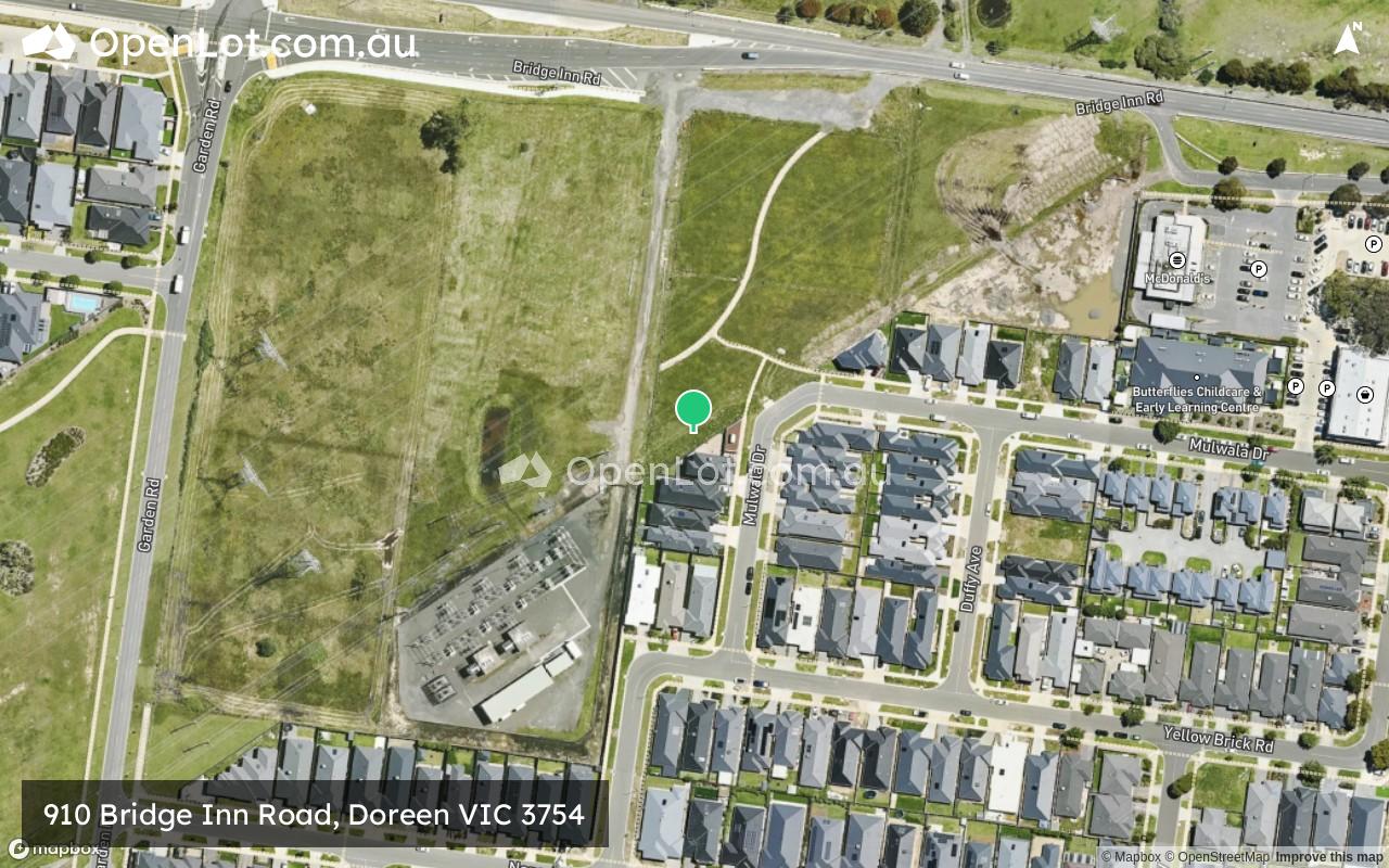 Satellite image for 910 Bridge Inn Road, Doreen VIC 3754