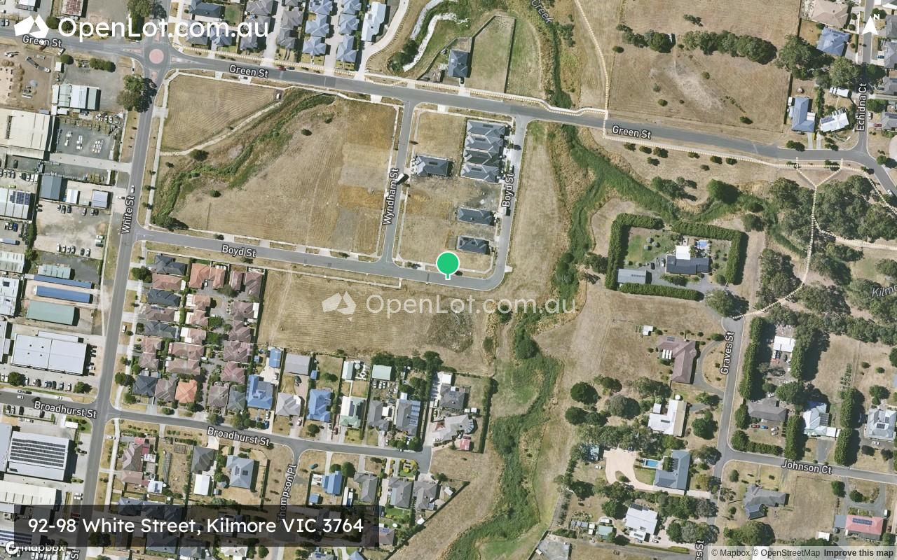 Satellite image for 92-98 White Street, Kilmore VIC 3764