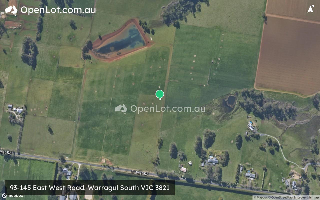 Satellite image for 93-145 East West Road, Warragul South VIC 3821