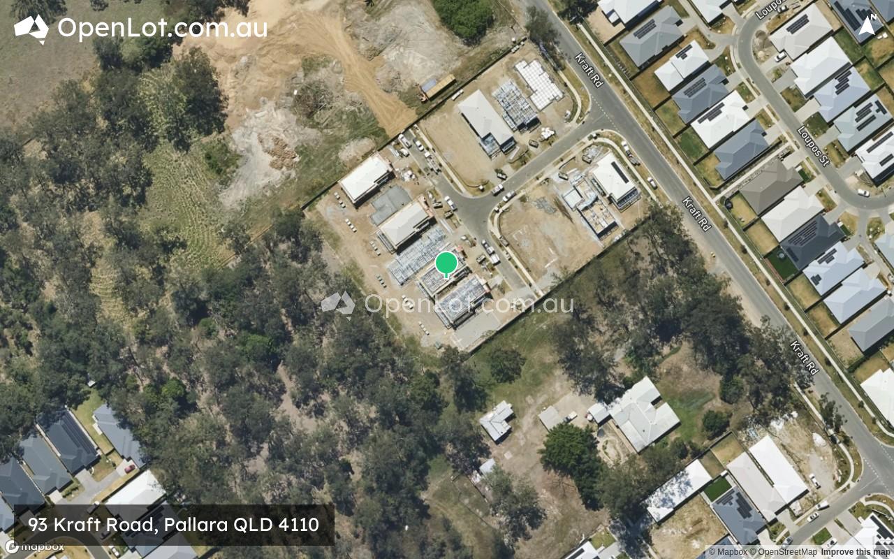 Satellite image for 93 Kraft Road, Pallara QLD 4110