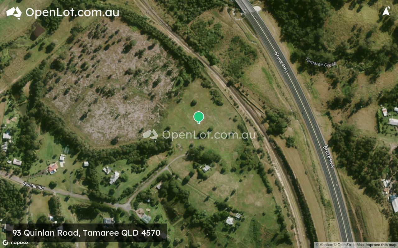 Satellite image for 93 Quinlan Road, Tamaree QLD 4570