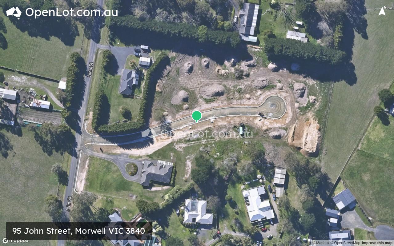 Satellite image for 95 John Street, Morwell VIC 3840
