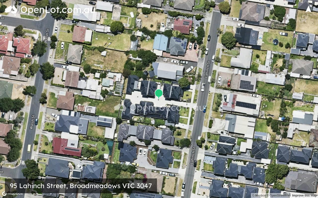 Satellite image for 95 Lahinch Street, Broadmeadows VIC 3047