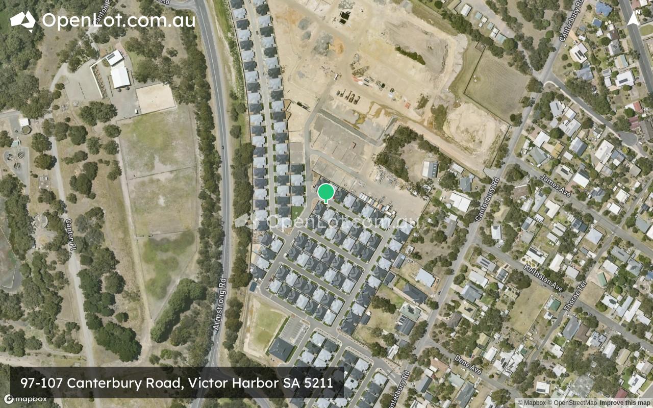 Satellite image for 97-107 Canterbury Road, Victor Harbor SA 5211