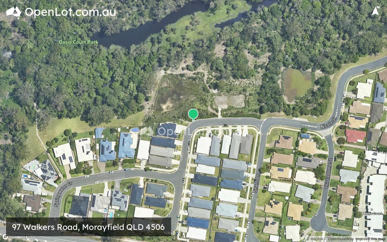 Satellite image for 97 Walkers Road, Morayfield QLD 4506