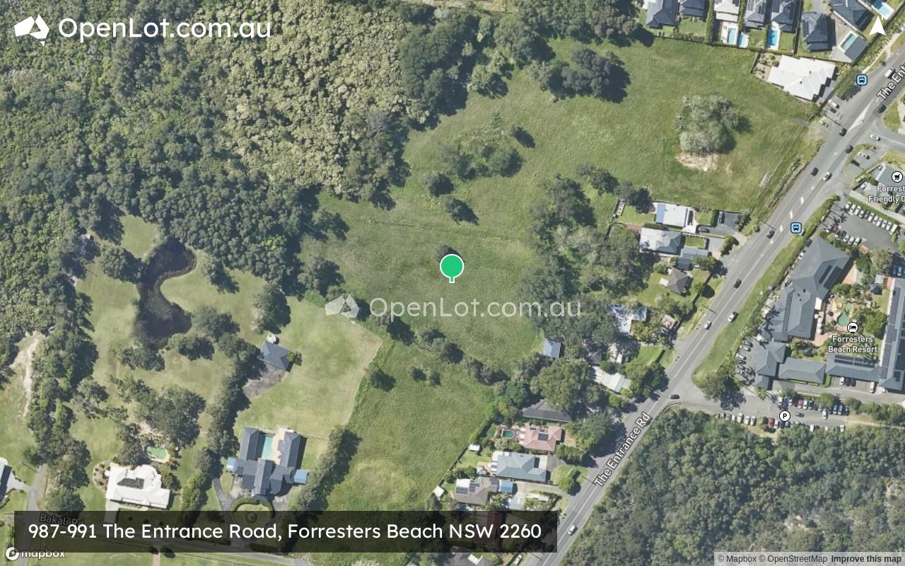 Satellite image for 987-991 The Entrance Road, Forresters Beach NSW 2260