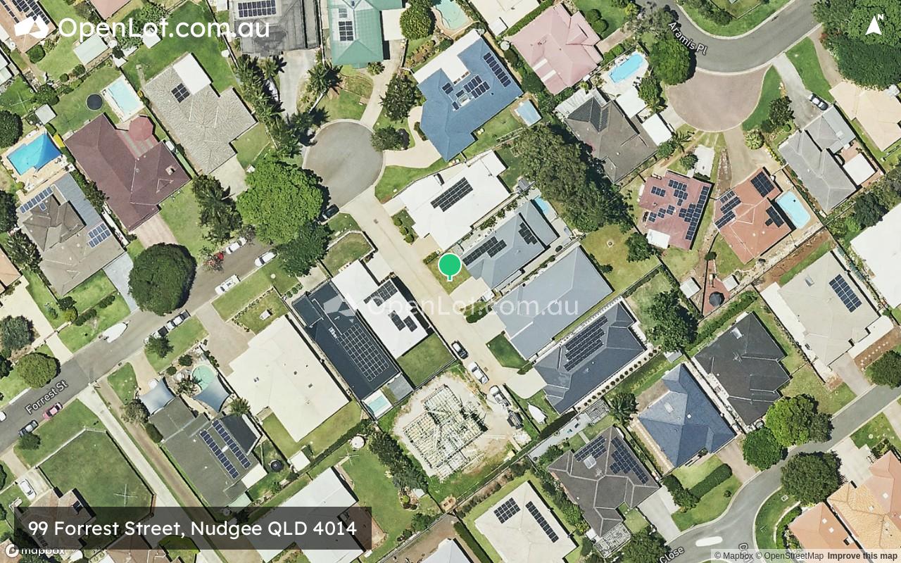 Satellite image for 99 Forrest Street, Nudgee QLD 4014