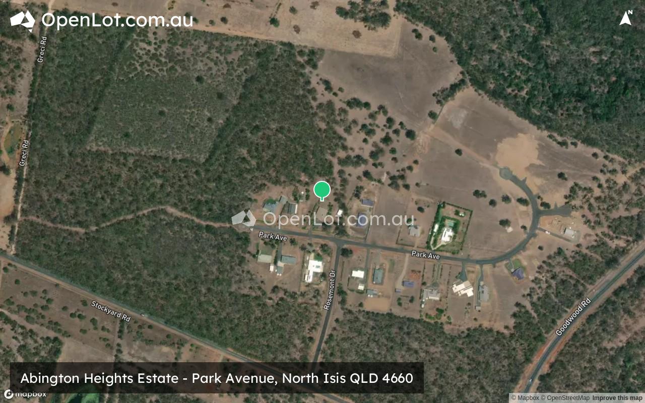 Satellite image for Abington Heights Estate - Park Avenue, North Isis QLD 4660