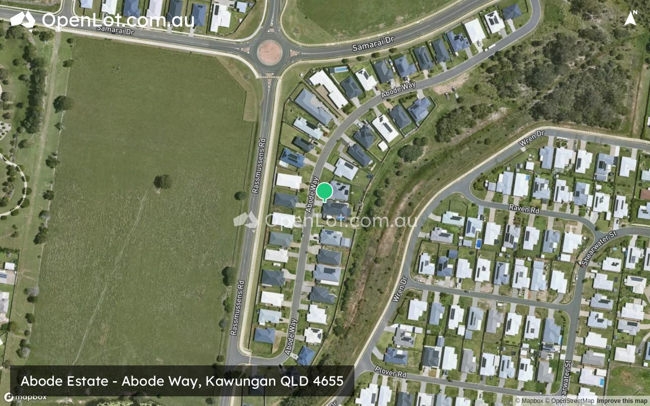 Satellite image for Abode Estate - Abode Way, Kawungan QLD 4655