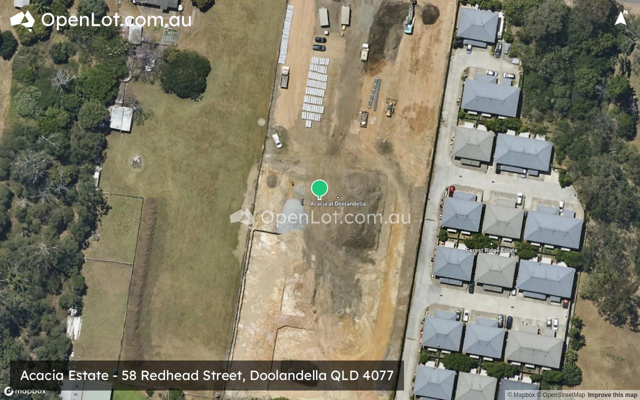 Satellite image for Acacia Estate - 58 Redhead Street, Doolandella QLD 4077