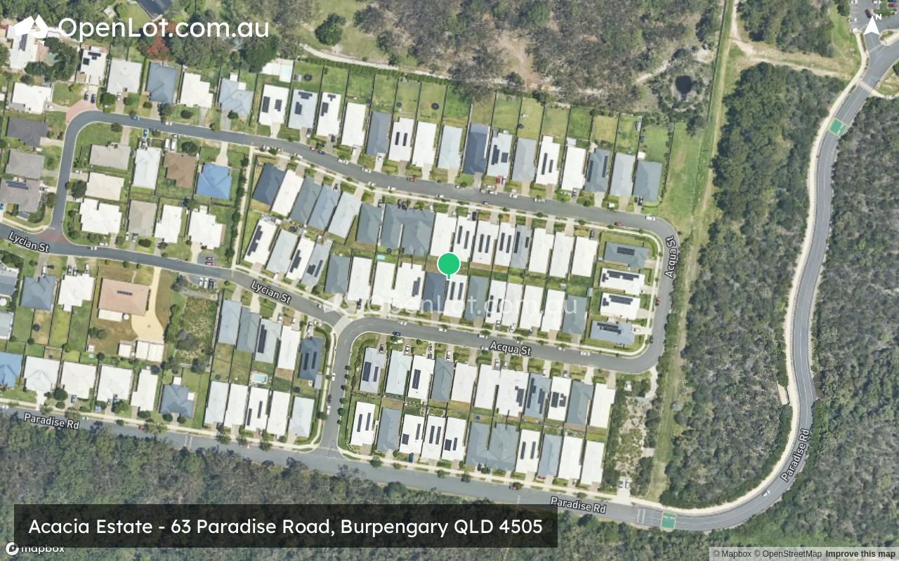 Satellite image for Acacia Estate - 63 Paradise Road, Burpengary QLD 4505