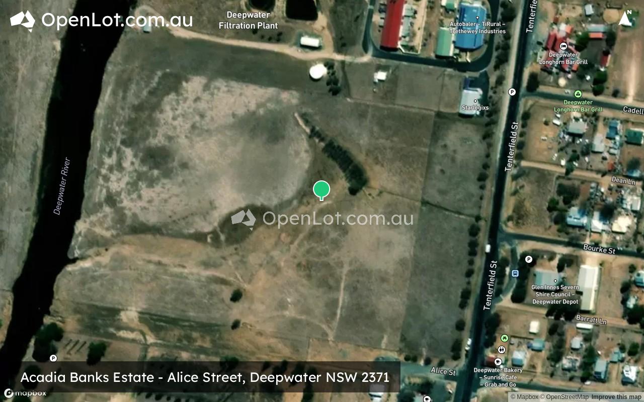 Satellite image for Acadia Banks Estate - Alice Street, Deepwater NSW 2371