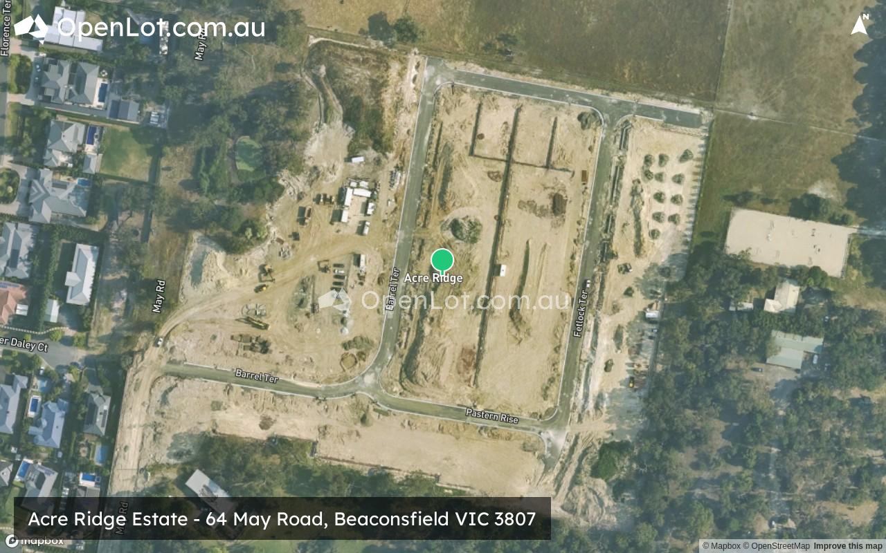 Satellite image for Acre Ridge Estate - 64 May Road, Beaconsfield VIC 3807