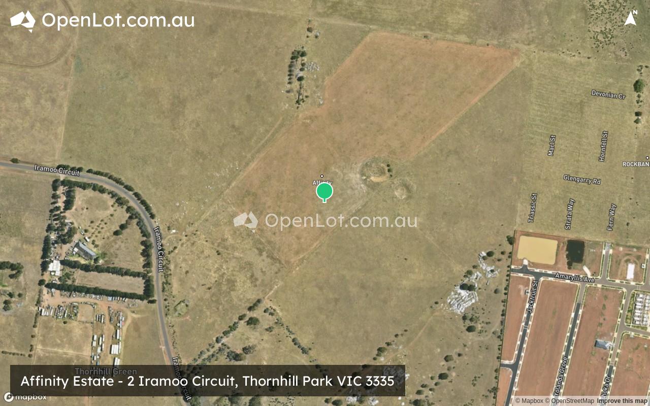Satellite image for Affinity Estate - 2 Iramoo Circuit, Thornhill Park VIC 3335